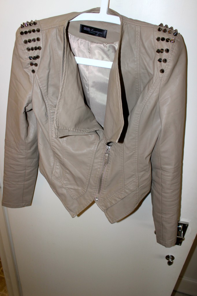 spike leather jacket