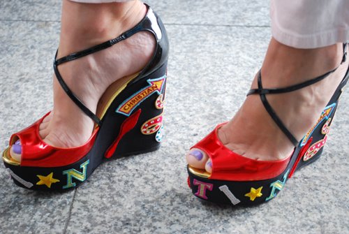 design museum Facebook page zeppa louboutin wedges 