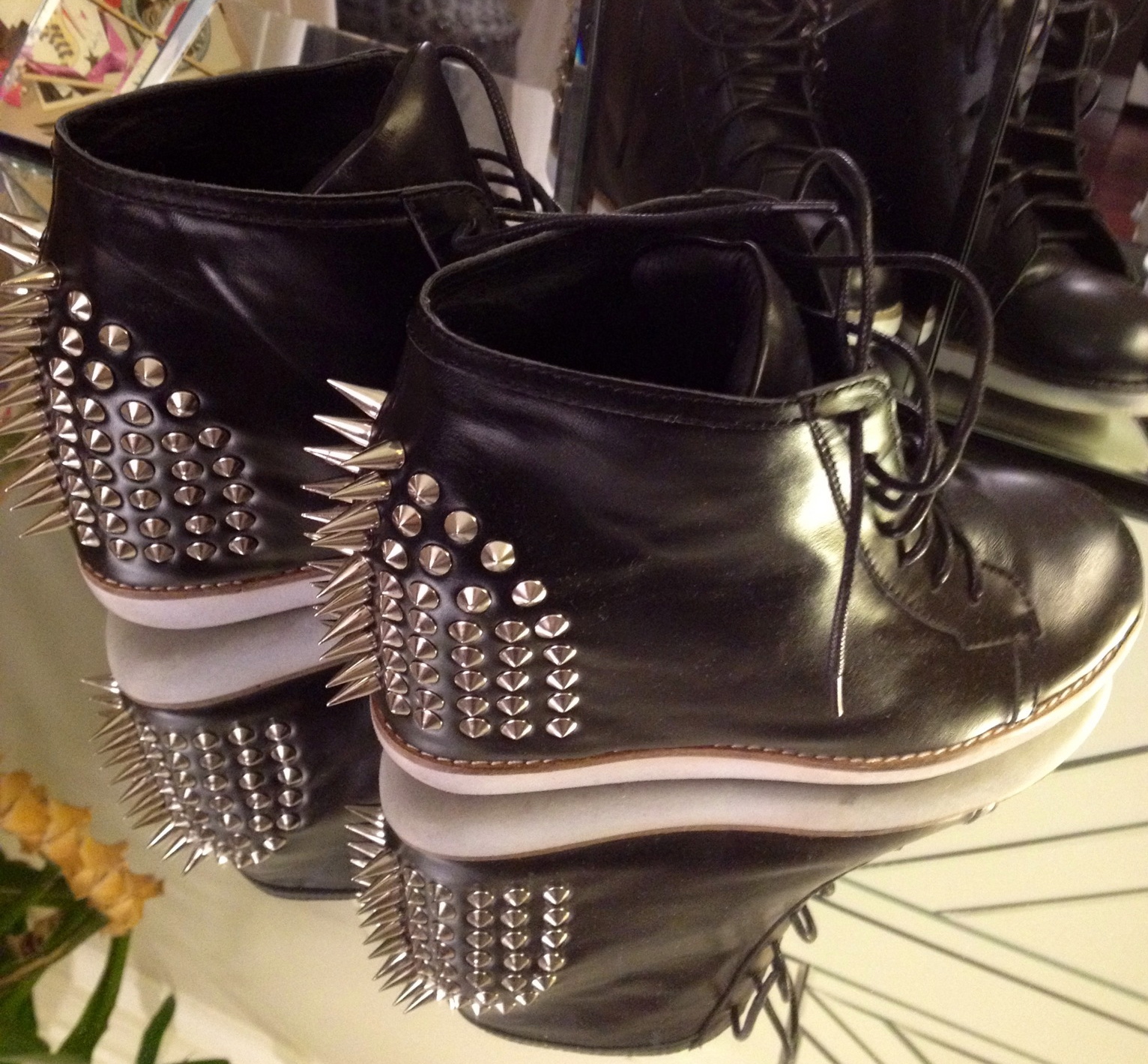 studded spiked sneakers trainers fashion blog