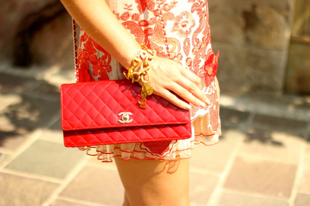 red chanel bag 