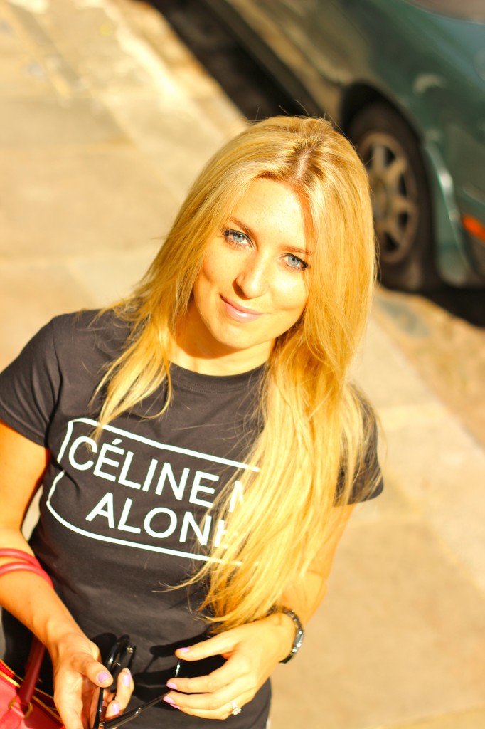 celine me alone T-shirt 